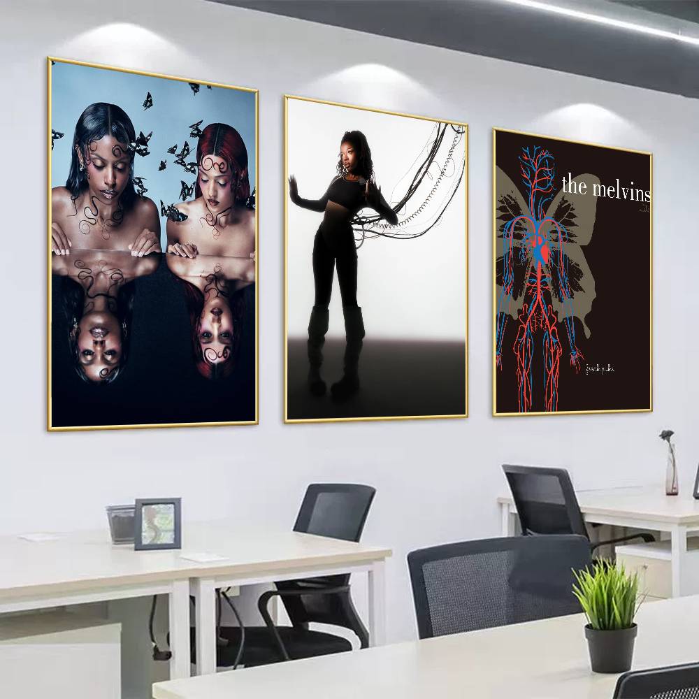 Nova Decor & Lighting Julestjerne - バンド N-Nova T-Twins パラサイトバタフライポスターサプライズホームデコレーションピクチャーウォールアート研究用リビングルーム装飾用