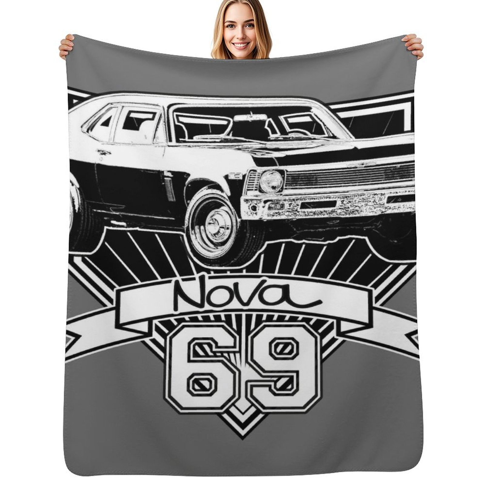 Nova Decor & Lighting Julestjerne - 1969 ノヴァ スローブランケット ソフト ホームデコレーションブランケット ソファ寝室用