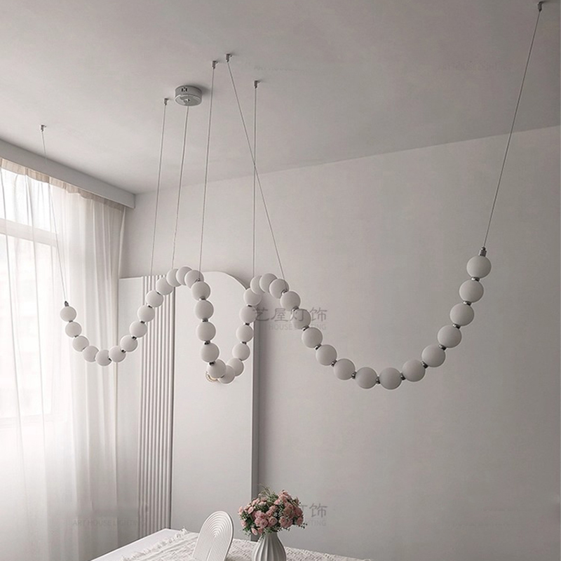 Unique Lighting Decor - シンプルでモダンな家の装飾、ミニマリストの装飾、リビングルームのシャンデリア、ダイニングルームのシャンデリア、ユニークなLED室内照明