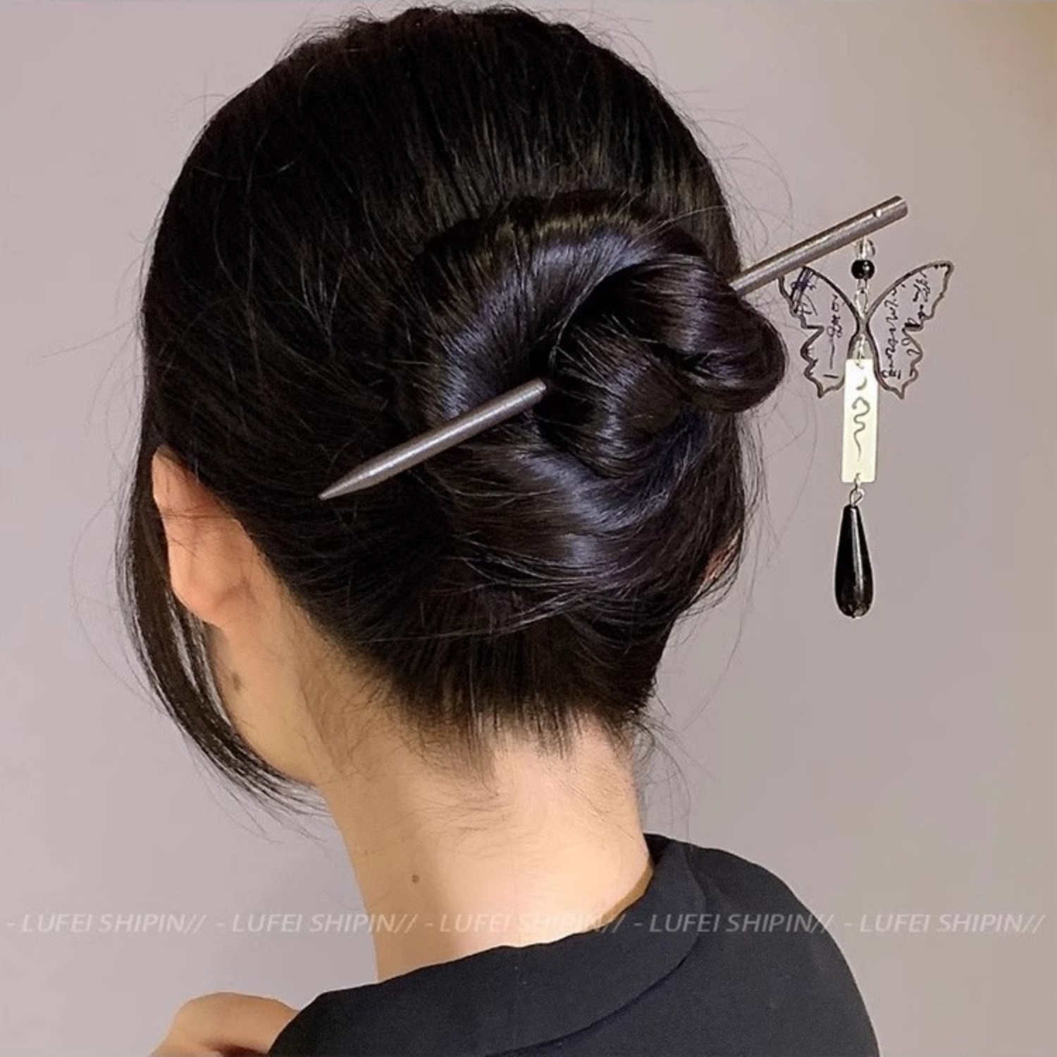 ライト高級木製タッセルヘアピン女性のためのヴィンテージインク - Pendant Light Shade のレビューと価格