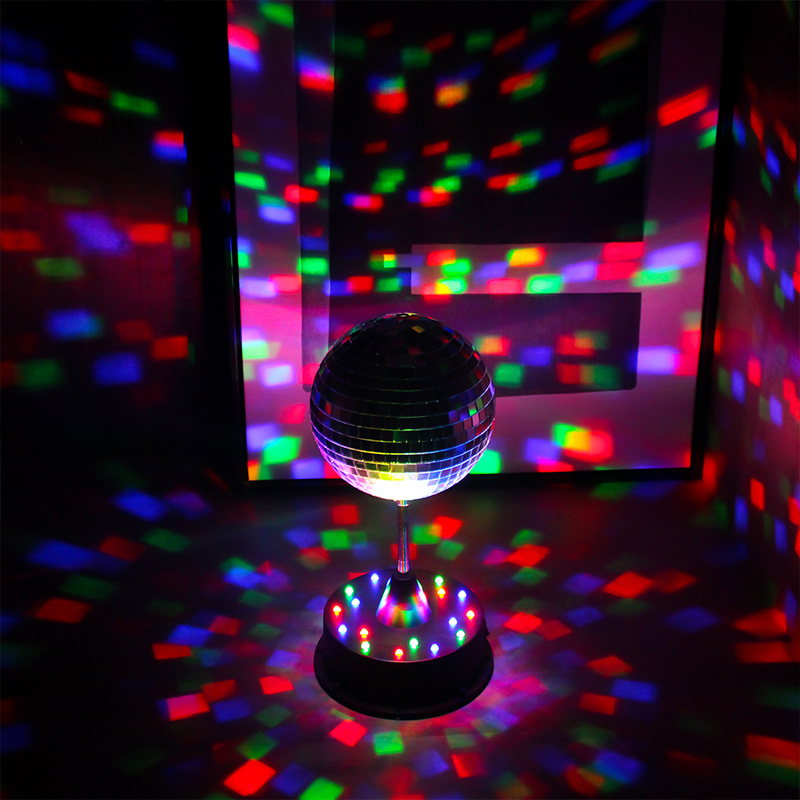 5インチのディスコミラーボール、フレキシブルLEDライト付き - Disco Ball Mirror のレビューと価格
