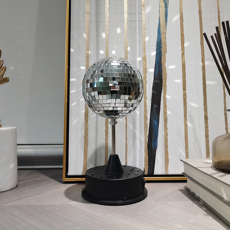 5インチのディスコミラーボール、フレキシブルLEDライト付き - Disco Ball Mirror のレビューと価格