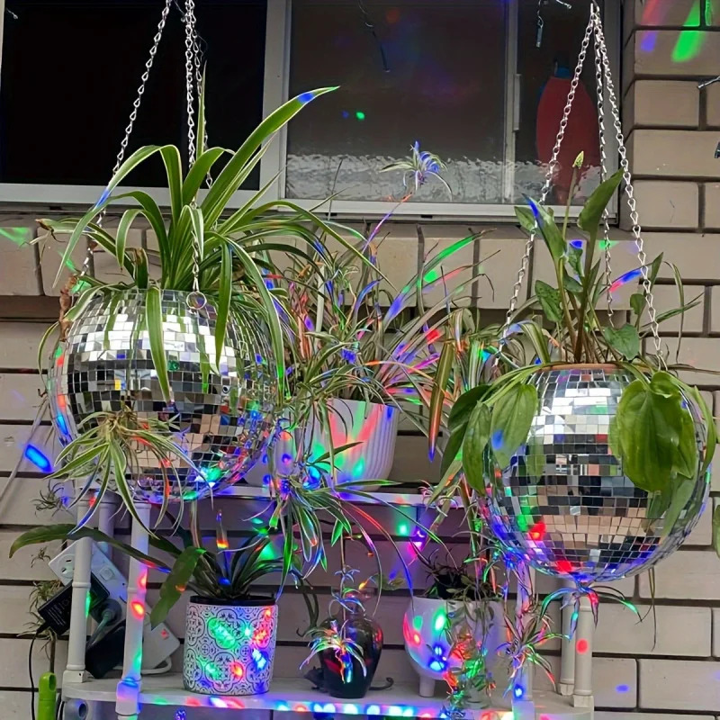 ユニークな手作りのボヘミアン風ハンギングディスコミラーボール - Disco Ball Mirror のレビューと価格