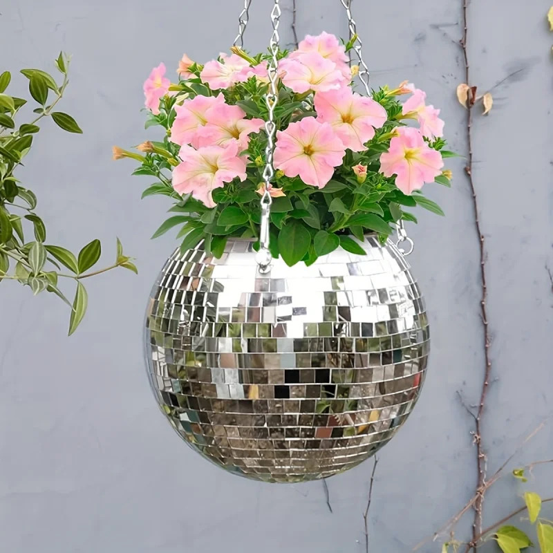 ユニークな手作りのボヘミアン風ハンギングディスコミラーボール - Disco Ball Mirror のレビューと価格