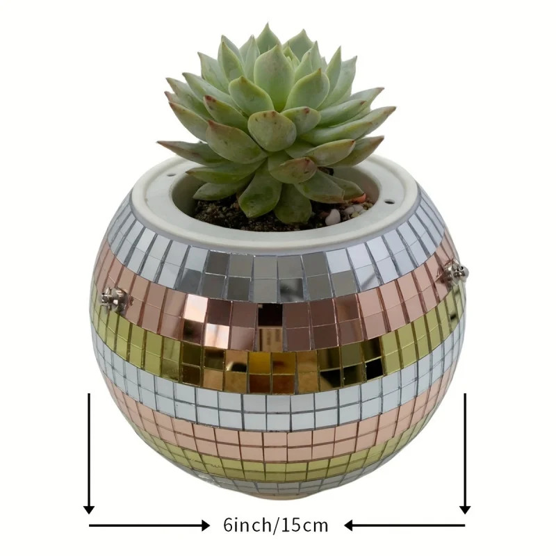 ユニークな手作りのボヘミアン風ハンギングディスコミラーボール - Disco Ball Mirror のレビューと価格