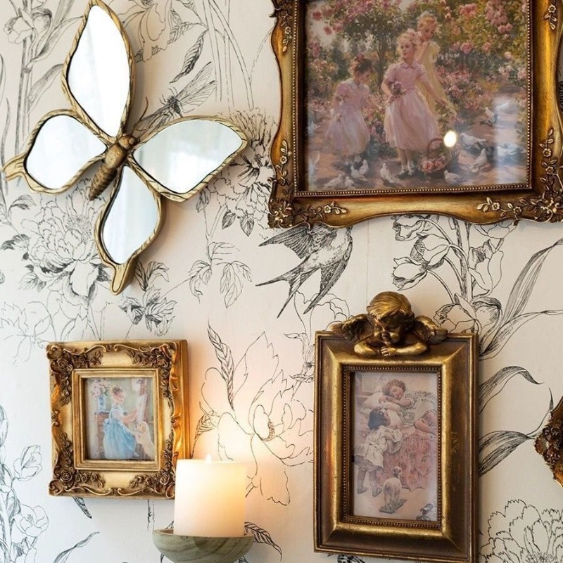ライトラグジュアリーレトロスタイルツバメ壁彫りリビングルーム - Unique Lighting Decor のレビューと価格