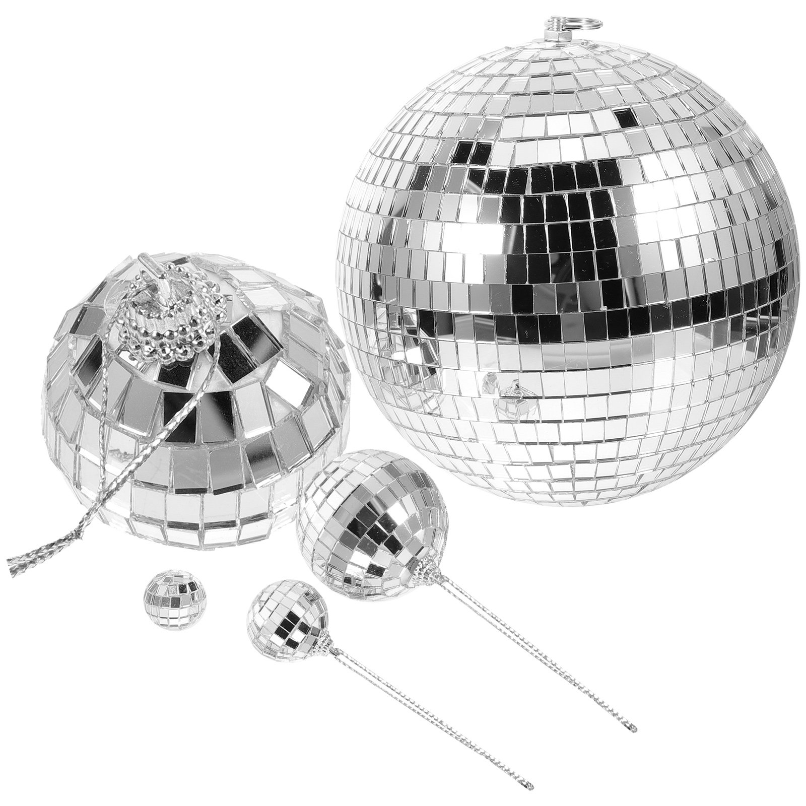5個入りオーナメントディスコボールオーナメントテーマパーティ - Disco Ball Mirror のレビューと価格