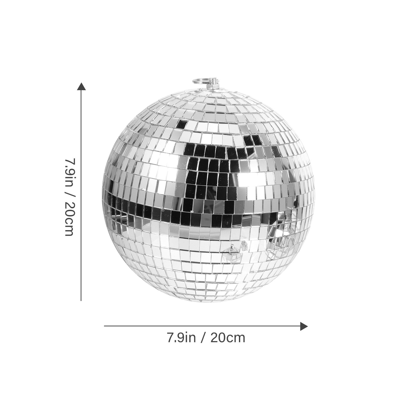 5個入りオーナメントディスコボールオーナメントテーマパーティ - Disco Ball Mirror のレビューと価格