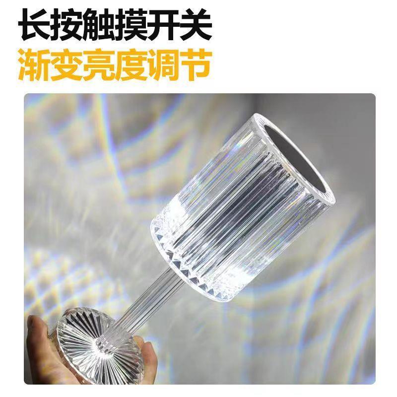 モダンな高級クリスタルテーブルランプ、寝室の家の装飾用のクリ - Bedroom Lighting Decor Ideas のレビューと価格