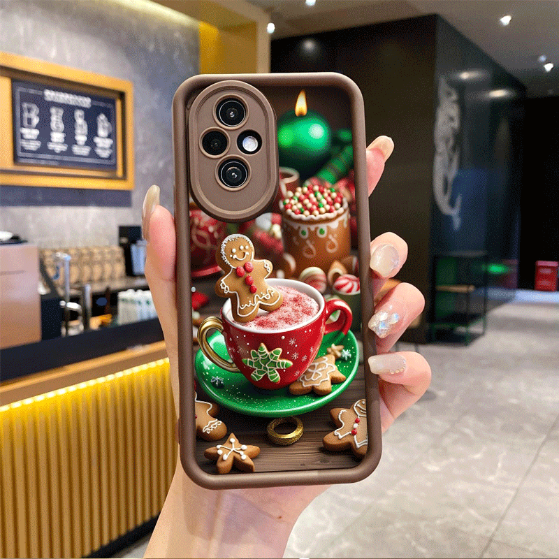 ホットコーヒーカップクリスマスデコレーション漫画風スマホケー - Nova Decor & Lighting Julestjerne のレビューと価格