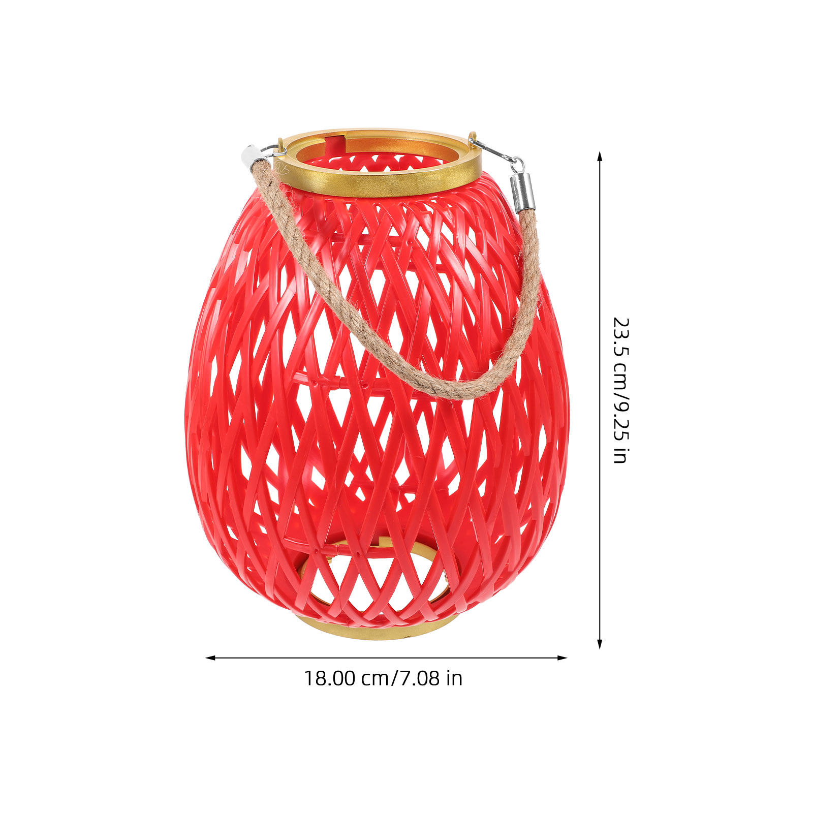 織物ランプシェード 小さな織物ランプカバー 素朴なスタイルの - Pendant Light Shade のレビューと価格