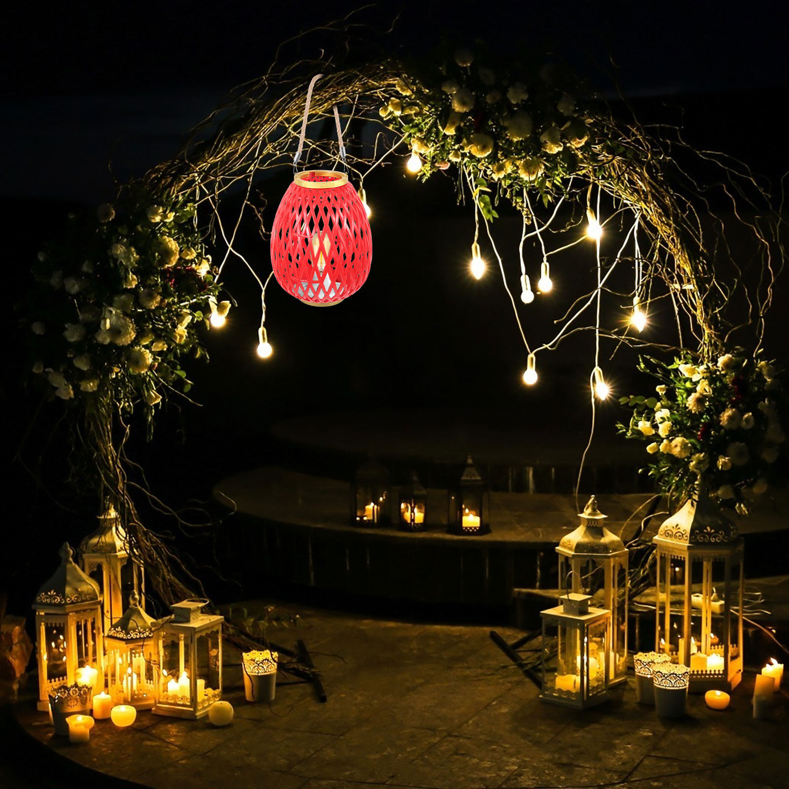 織物ランプシェード 小さな織物ランプカバー 素朴なスタイルの - Pendant Light Shade のレビューと価格