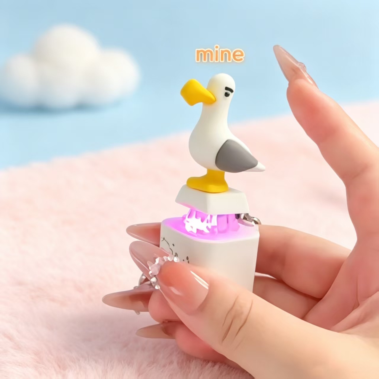 カモメ鳥フィジェットトイ充電式ライトアップサウンドプレスボタ - Pendant Light Shade のレビューと価格