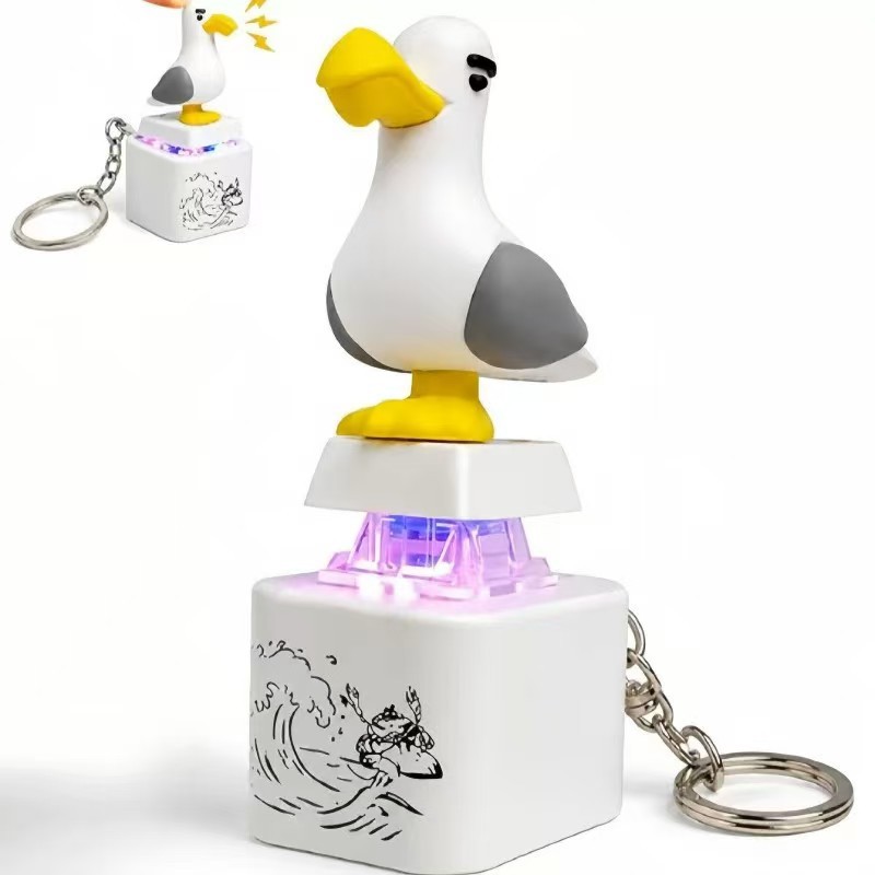 カモメ鳥フィジェットトイ充電式ライトアップサウンドプレスボタ - Pendant Light Shade のレビューと価格