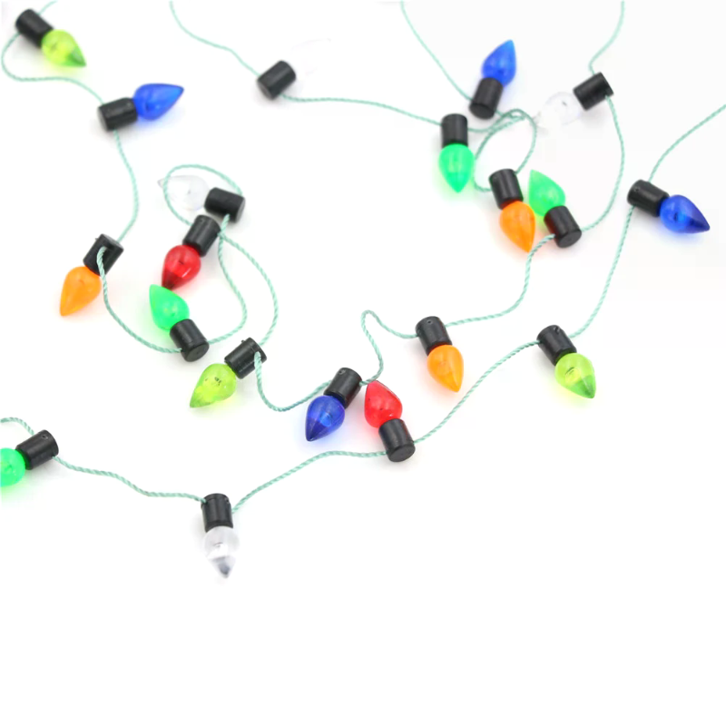 1mの細いミニチュア多色プラスチック製クリスマスライトストリ - Decor Lighting Discount のレビューと価格