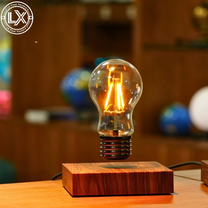 磁気浮上式ワイヤレスLED電球デスクランプ、ユニークなギフト - Unique Lighting Decor のレビューと価格