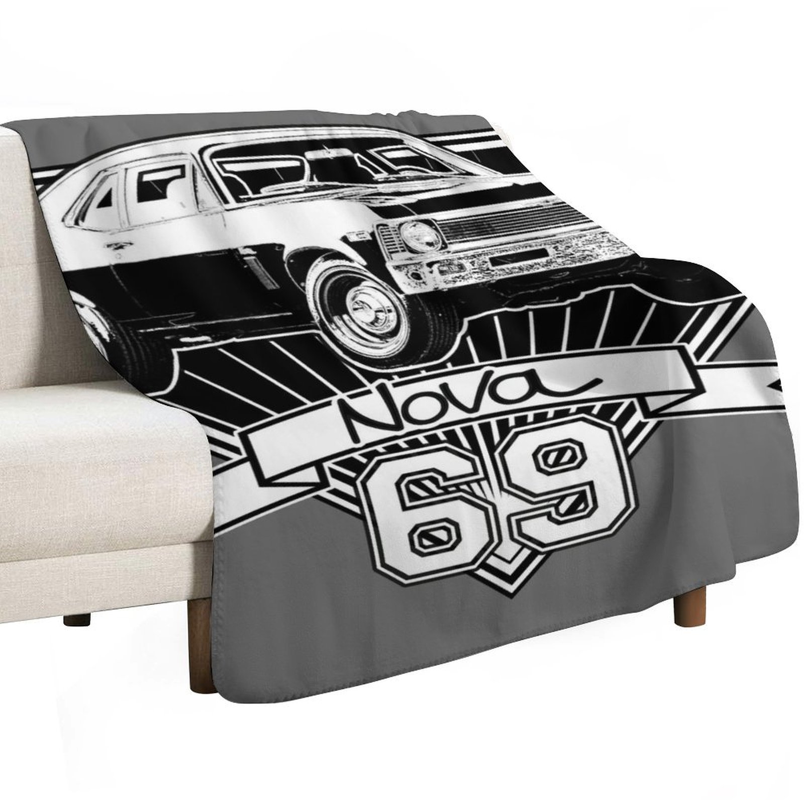1969 ノヴァ スローブランケット ソフト ホームデコレー - Nova Decor & Lighting Julestjerne のレビューと価格