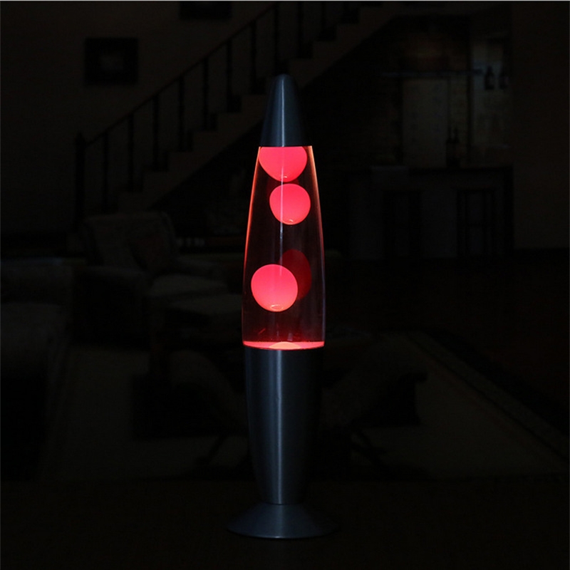 クラゲ装飾ランプ EUプラグ メタルベース 火山ワックス溶岩 - Lava Lamp Desktop のレビューと価格