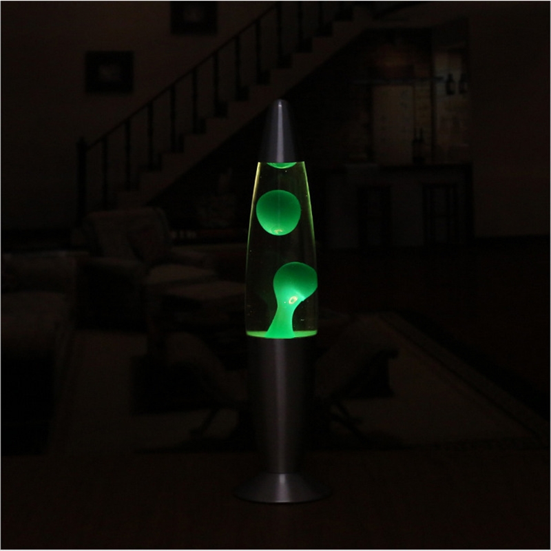 クラゲ装飾ランプ EUプラグ メタルベース 火山ワックス溶岩 - Lava Lamp Desktop のレビューと価格