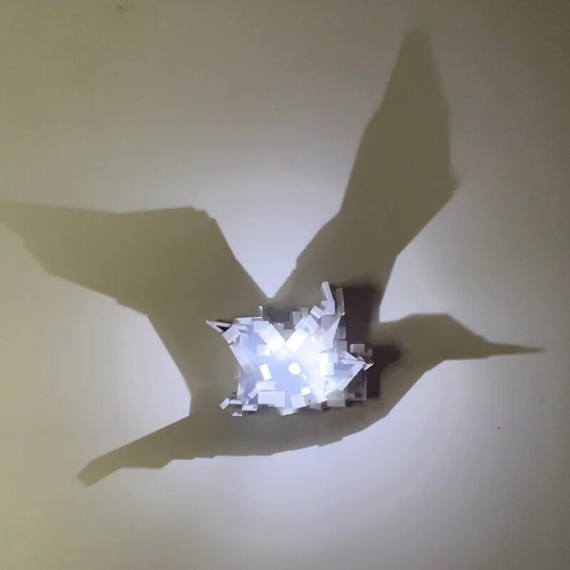ドロップシッピング 3Dライトシャドウナイトライト アンビエ - Decor Lighting Lamps のレビューと価格