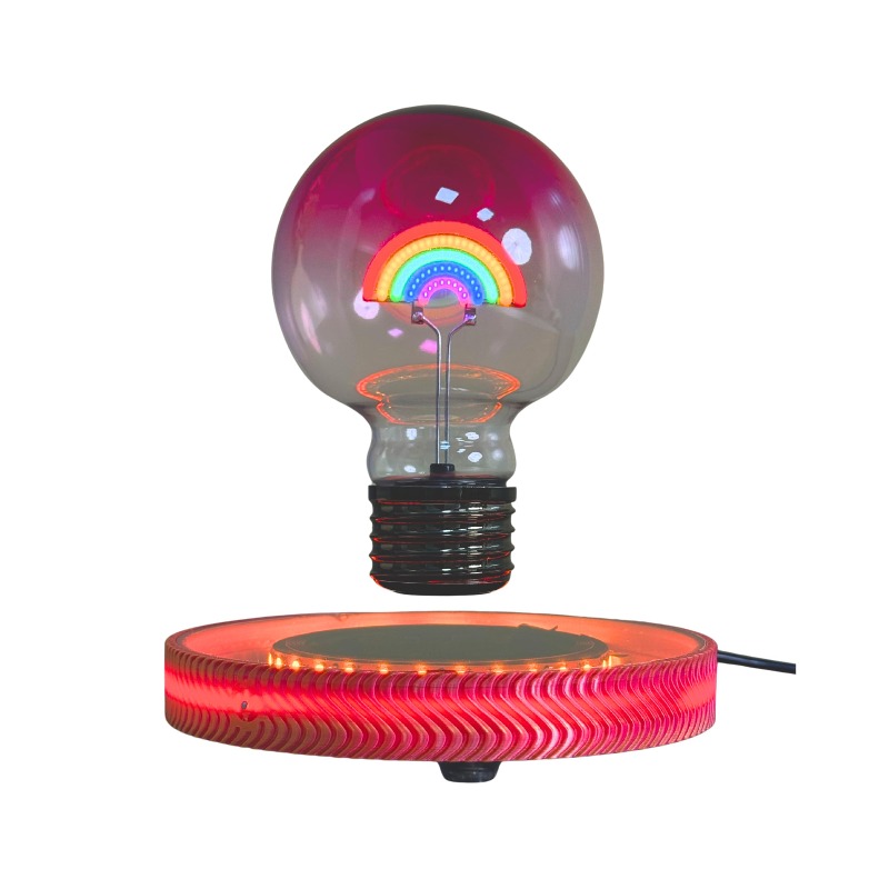 空中浮遊ワイヤレスLED電球デスクランプ、男の子と女の子のた - Unique Lighting Decor のレビューと価格