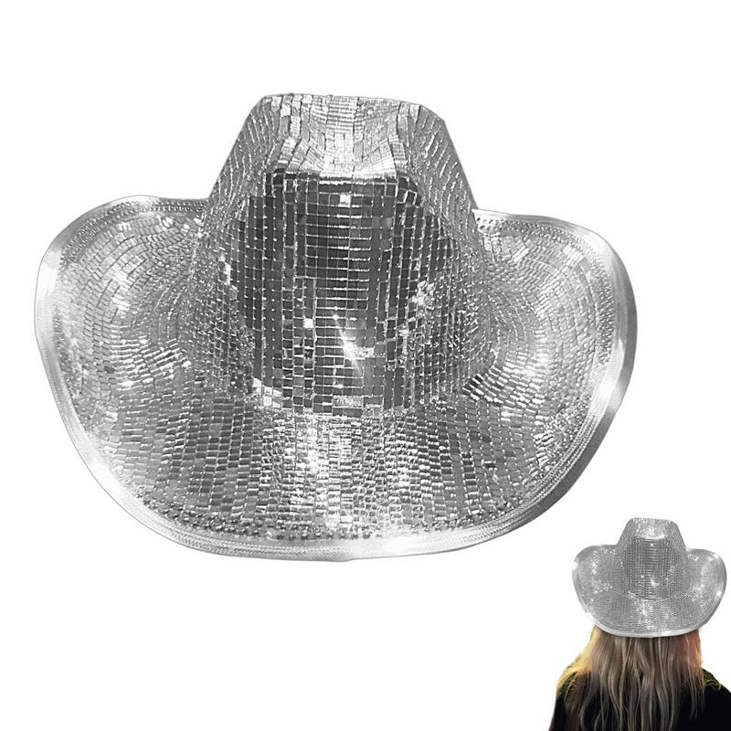 ディスコボールの女の子のためのカウボーイハット,ミラーリング - Disco Ball Mirror のレビューと価格