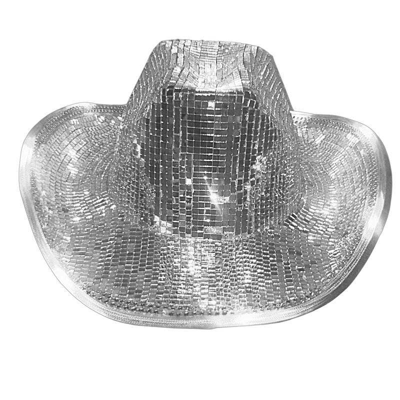 ディスコボールの女の子のためのカウボーイハット,ミラーリング - Disco Ball Mirror のレビューと価格