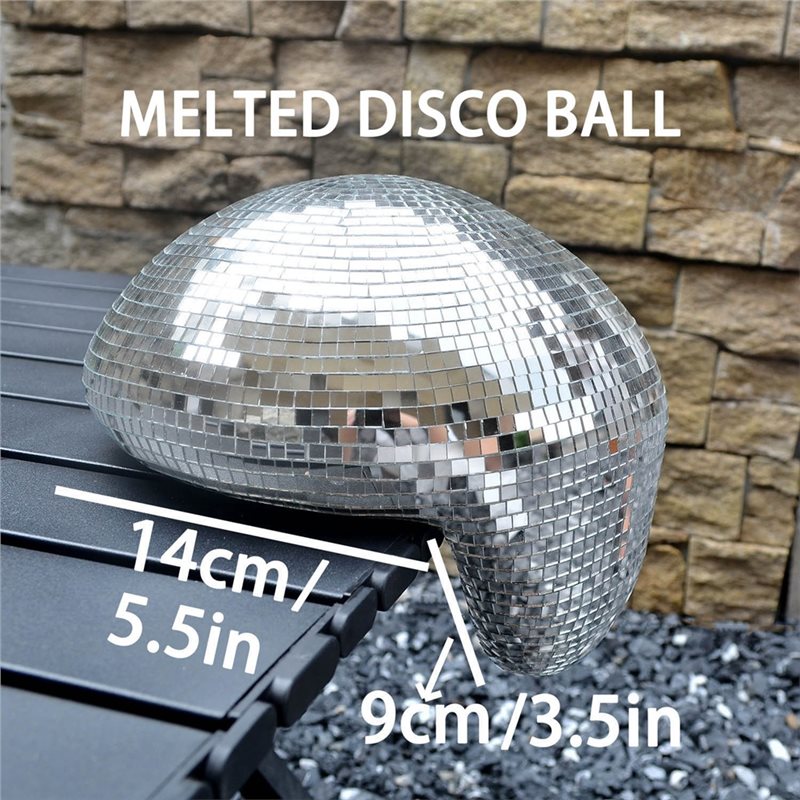屋内手工芸品パッチガラスディスコボールミラーバー反射メルティ - Disco Ball Mirror のレビューと価格