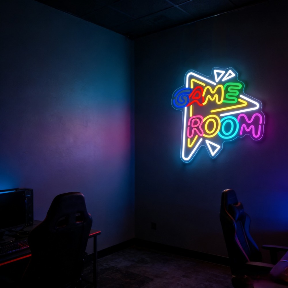ゲームルームLEDネオンサイン調光可能USBネオンライト、ゲ - Bedroom Lighting Decor Ideas のレビューと価格