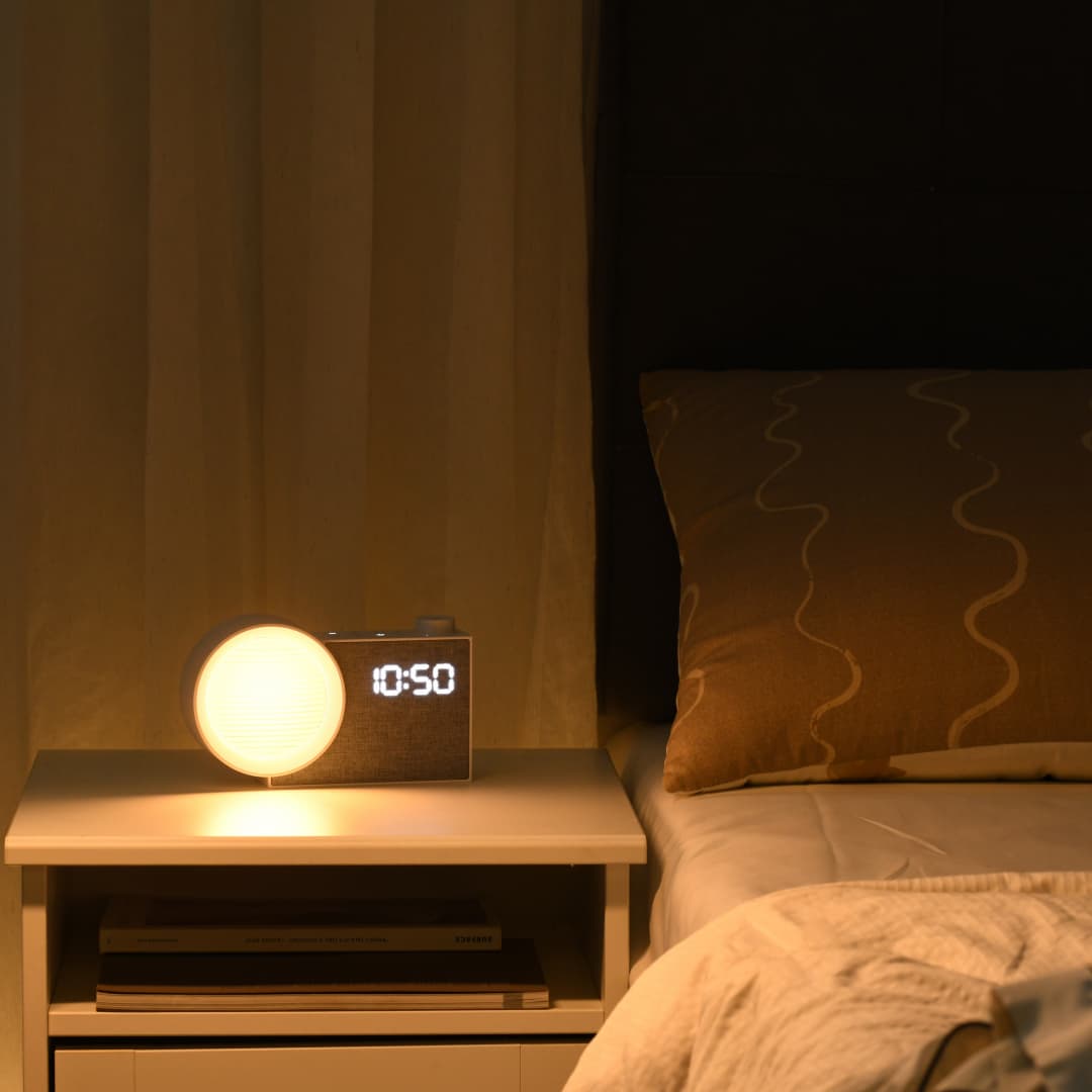 WILIT LEDナイトライト目覚まし時計、ホワイトノイズ＆ - Decor Lighting Lamps のレビューと価格