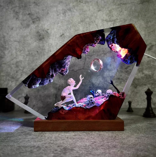 樹脂ランプユニークな部屋の装飾ギフトオーナメント部屋の装飾ナ - Unique Lighting Decor のレビューと価格