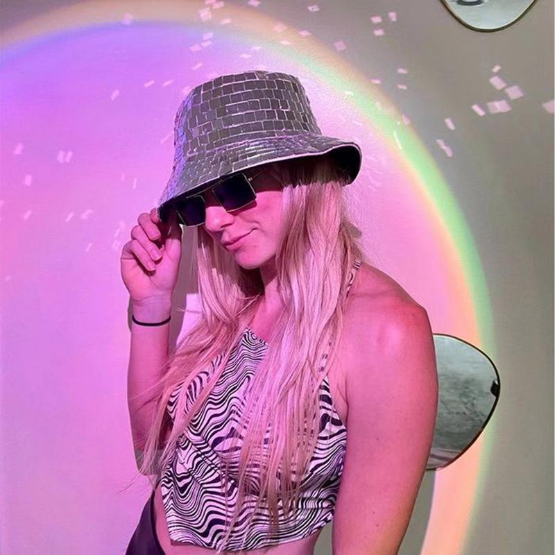 ディスコボールハット,ミラー,ユニセックス,キラキラ,ディス - Disco Ball Mirror のレビューと価格