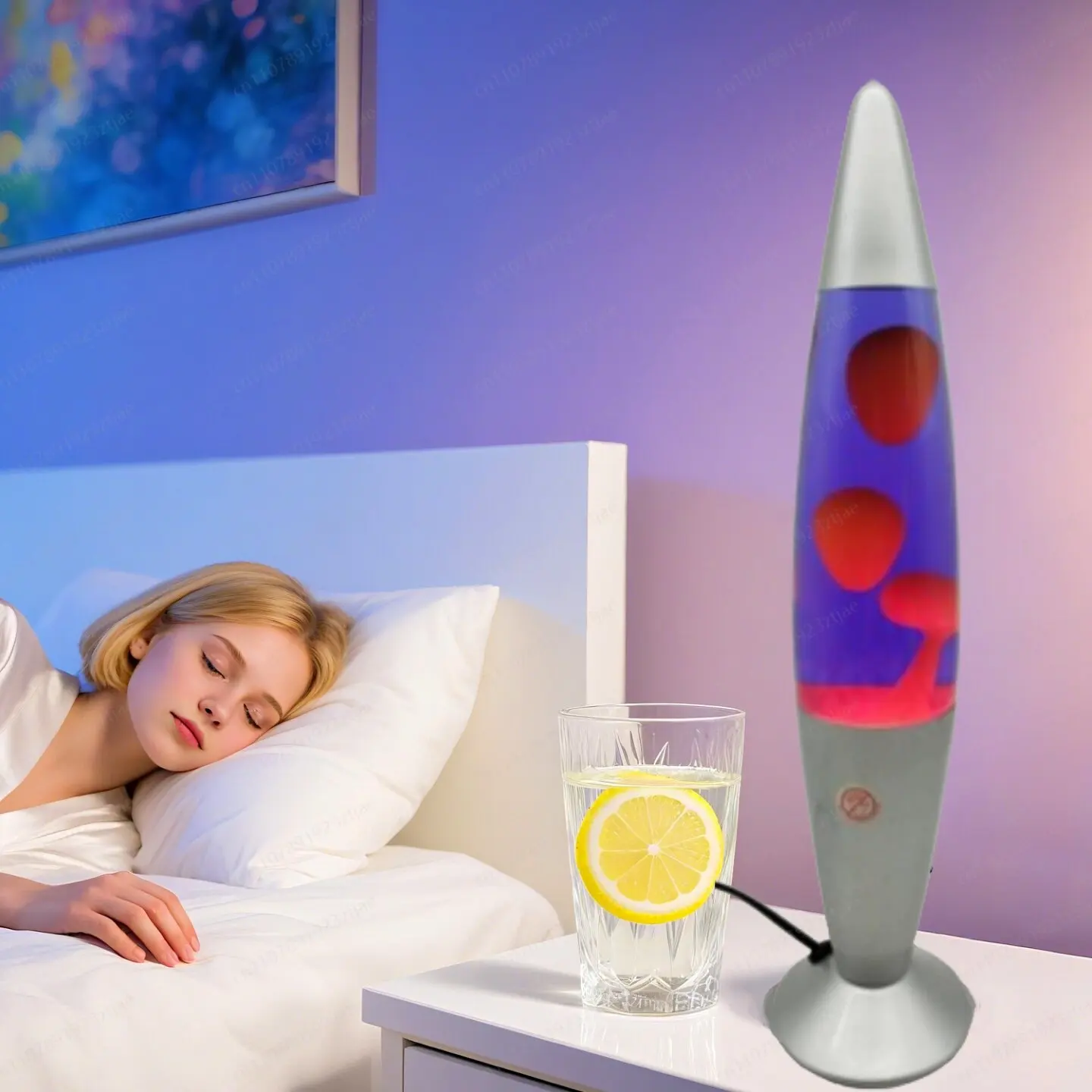 16インチのマグマ溶岩ランプ、プランクトンクラゲのテーブルラ - Lava Lamp Desktop のレビューと価格