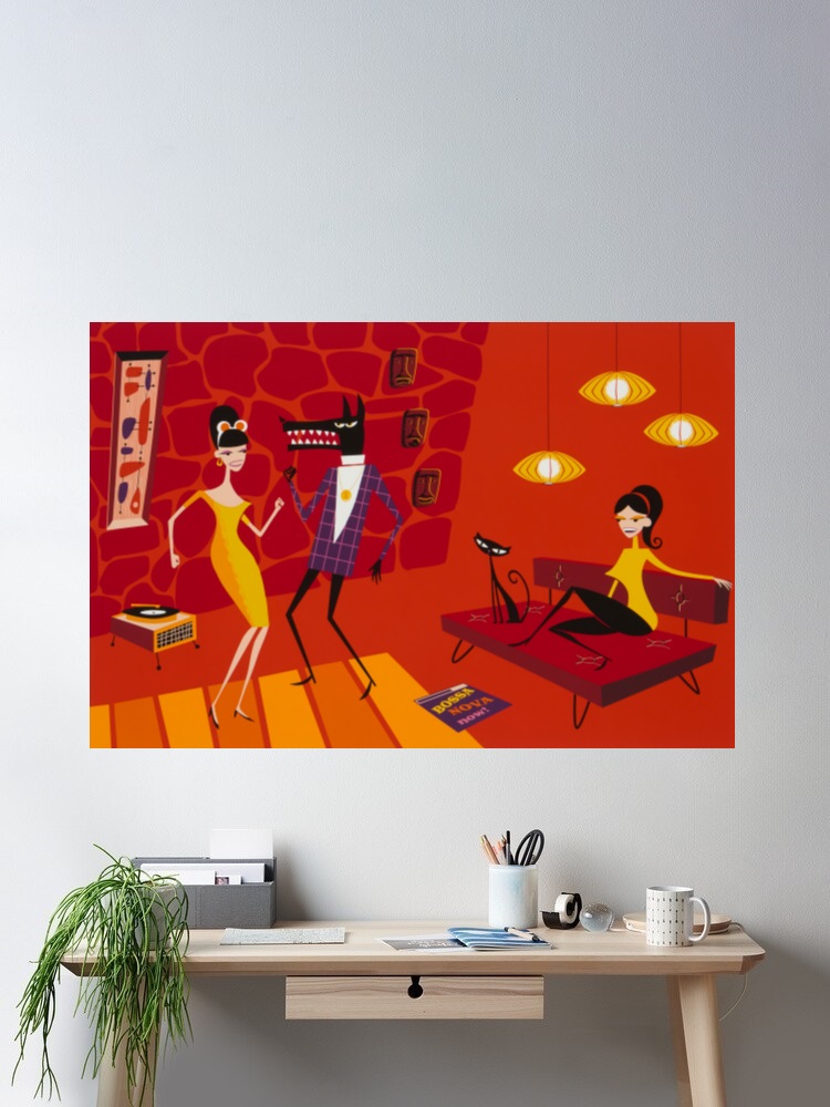 ジョシュ・アグレ・ボサ・ノバ・ナウ写真キャンバスポスター、家 - Nova Decor & Lighting Julestjerne のレビューと価格