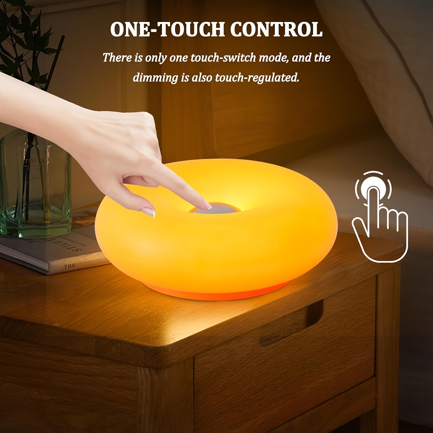 米国特許取得済みレトロモダン風ドーナツランプ、クリエイティブ - Decor Lighting Lamps のレビューと価格