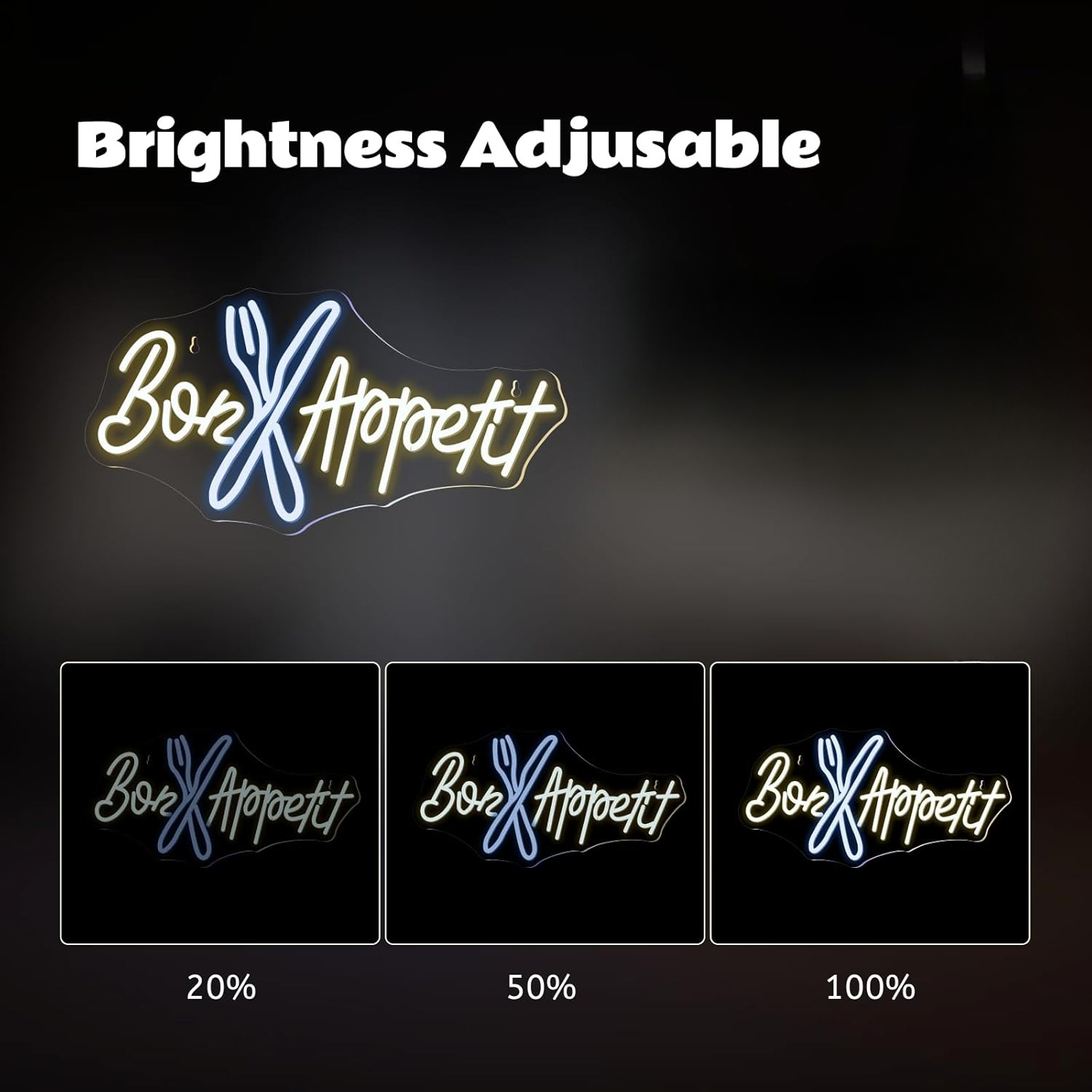 ボン・アペティット ネオンサイン 食欲をそそるLEDネオンラ - Bedroom Lighting Decor Ideas のレビューと価格
