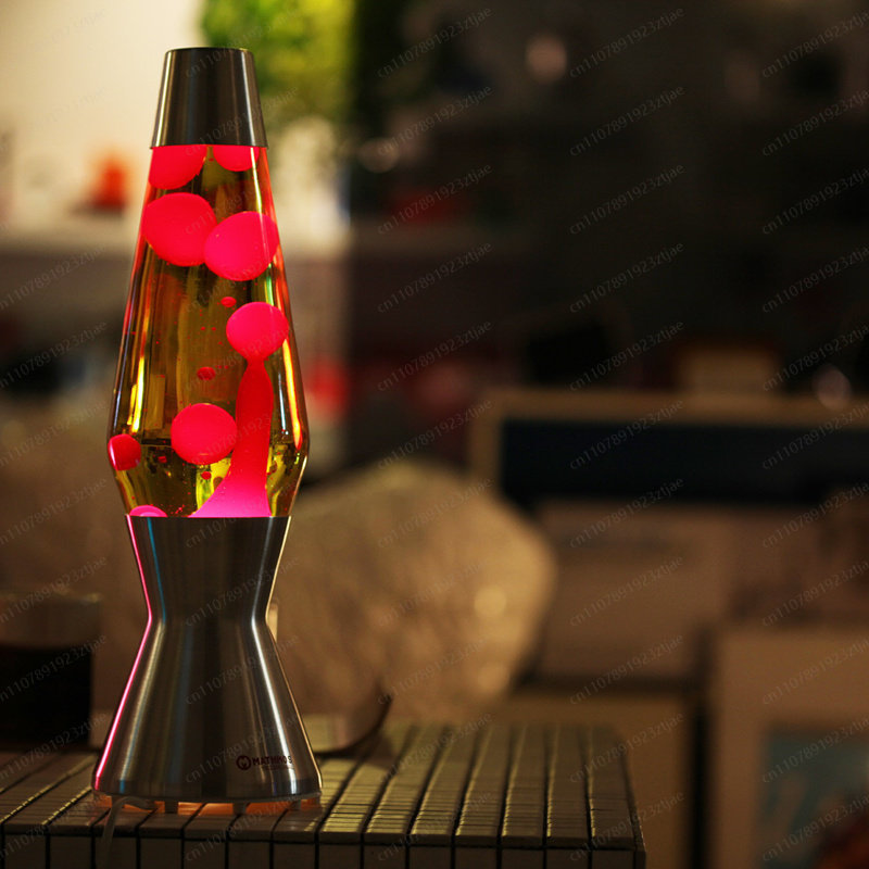 グリッターラバランプ、クラゲ液体モーションランプ、寝室用クリ - Lava Lamp Desktop のレビューと価格