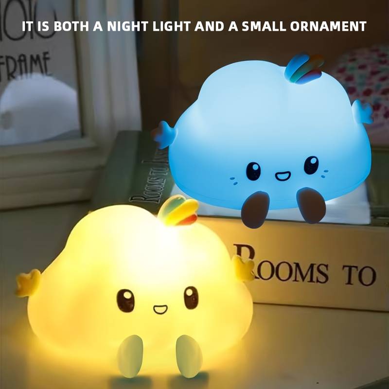 クラウドナイトライト、タッチコントロール調光、充電とタイマー - Decor Lighting Lamps のレビューと価格