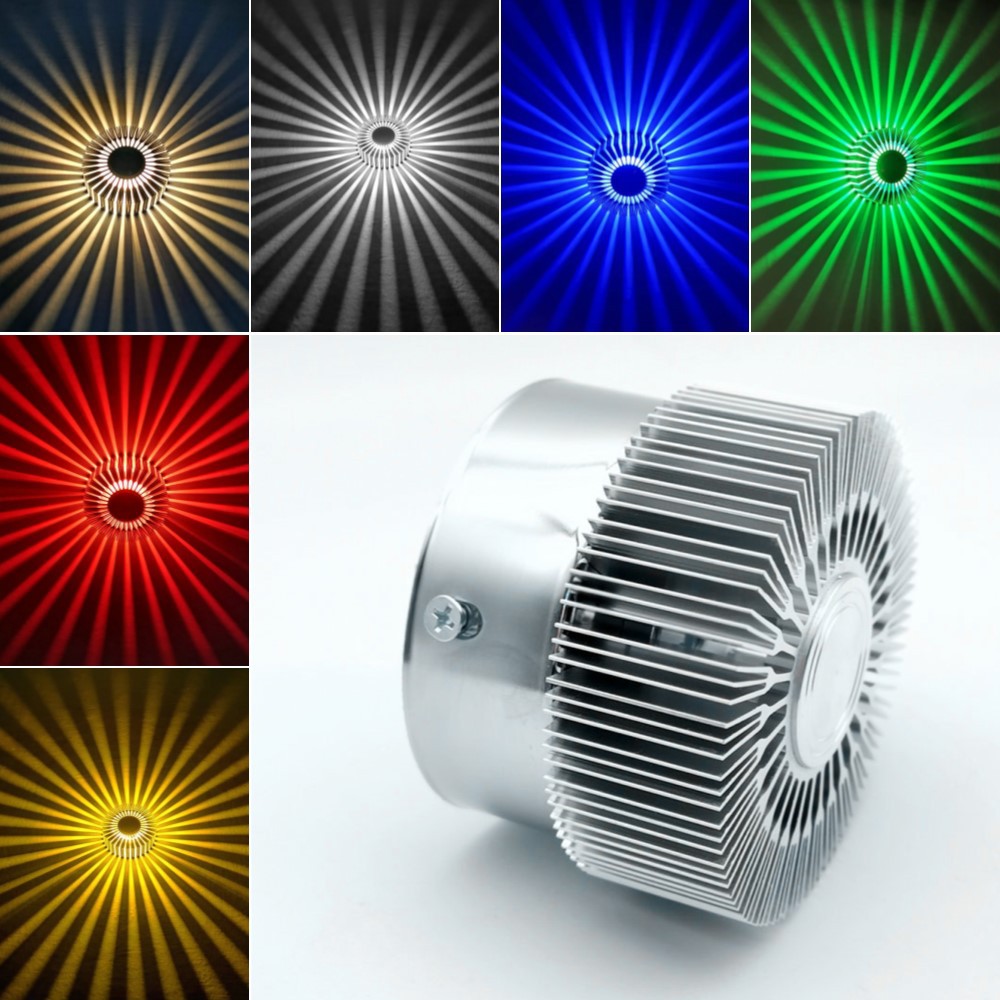 クリエイティブLED通路壁ランプ アルミ製ひまわり型廊下バー - Decor Lighting Discount のレビューと価格